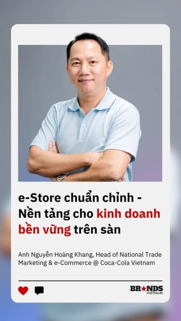 Cửa hàng trực tuyến chuẩn chỉnh - nền tảng cho kinh doanh bền vững trên sàn