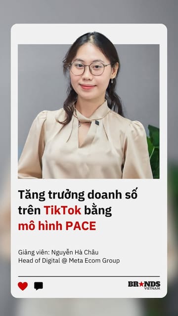 Tăng trưởng doanh số trên TikTok bằng mô hình PACE