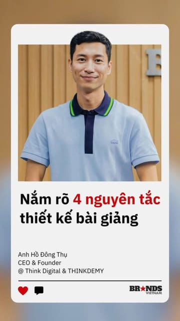 Nắm rõ 4 nguyên tắc thiết kế bài giảng