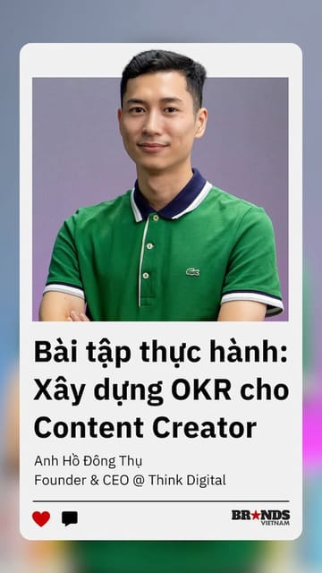 Bài tập thực hành: Xây dựng OKR cho Content Creator