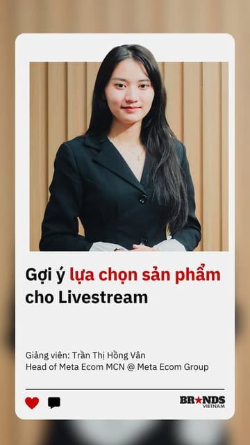 Gợi ý lựa chọn sản phẩm cho Livestram