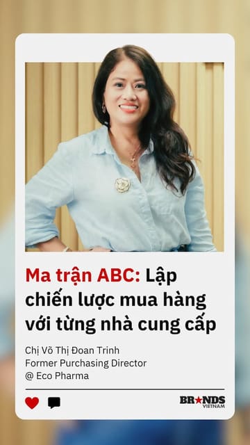 Ma trận ABC: Lập chiến lược mua hàng với từng nhà cung cấp