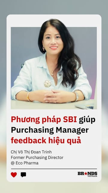 Phương pháp SBI giúp Purchasing Manager feedback hiệu quả