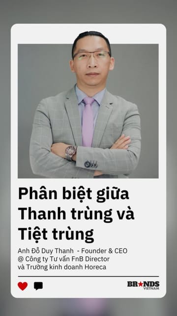 Phân biệt giữa Thanh trùng và Tiệt trùng