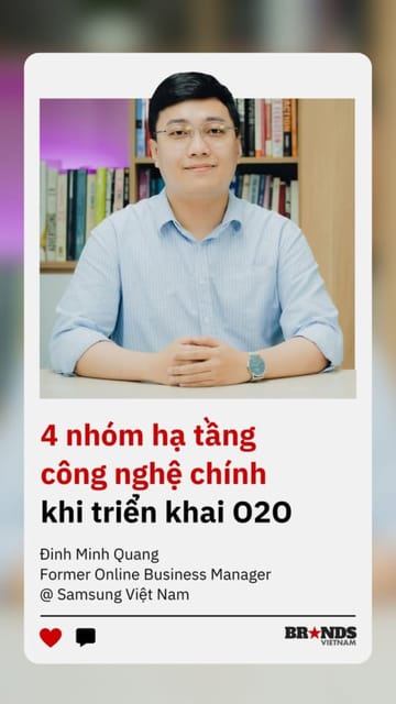 4 nhóm hạ tầng công nghệ chính khi triển khai O2O