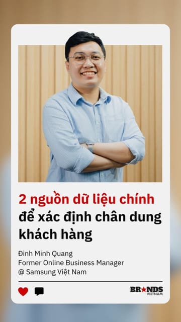 2 nguồn dữ liệu chính để xác định chân dung khách hàng