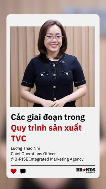 Các giai đoạn trong quy trình sản xuất TVC
