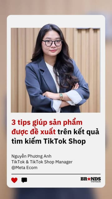 3 típ giúp sản phẩm được đề xuất trên kết quả tìm kiếm TikTok Shop