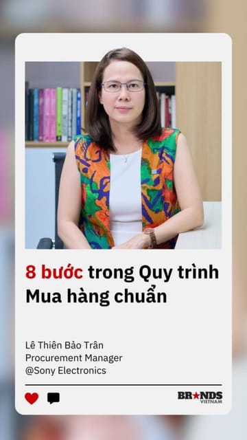 8 bước trong quy trình mua hàng chuẩn