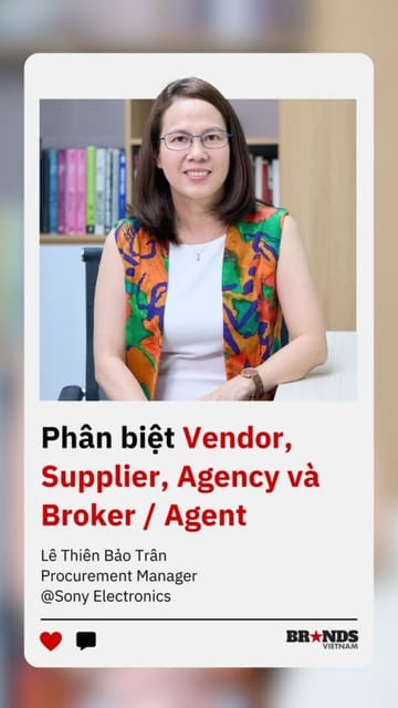 Phân biệt Vendor, Supplier, Agency và Broker / Agent
