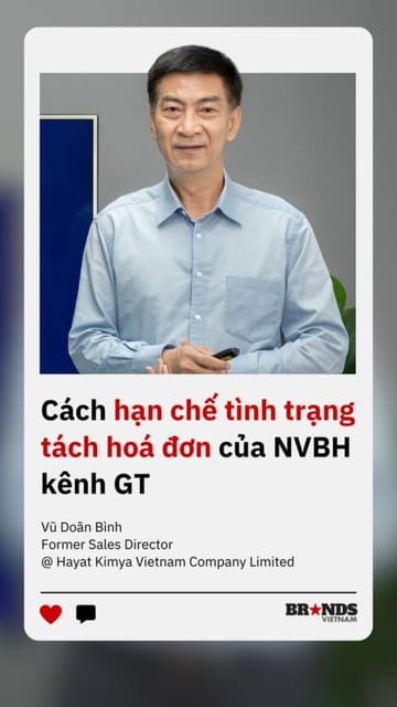 Cách hạn chế tình trạng tách hoá đơn của NVBH kênh GT