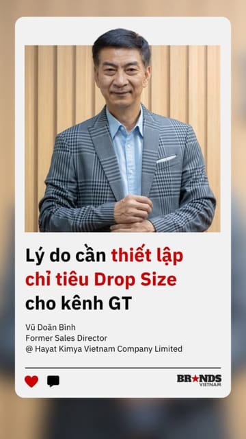 Lý do cần thiết lập chỉ tiêu Drop Size cho kênh GT
