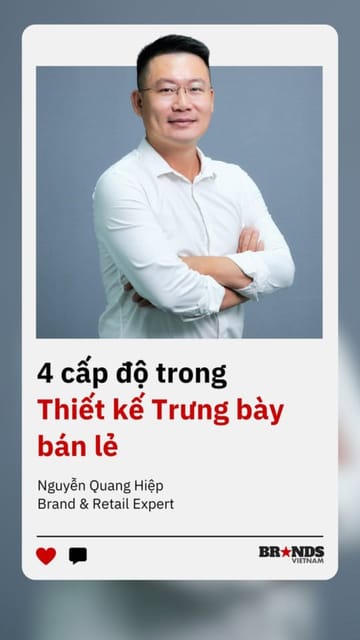 4 cấp độ trong Thiết kế Trưng bày bán lẻ