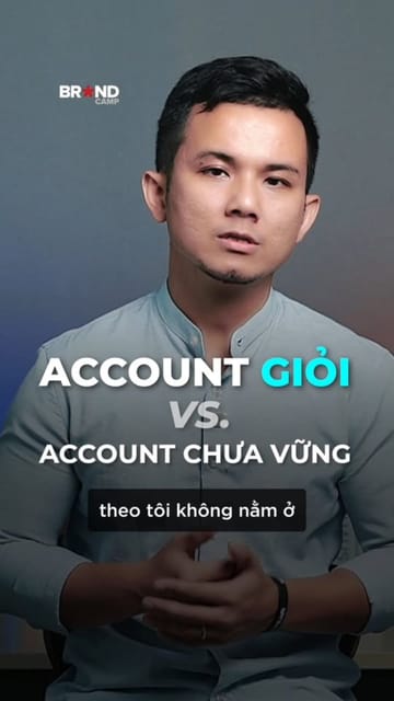 Sự khác biệt giữa Event Account mới vào nghề và một Event Account lành nghề
